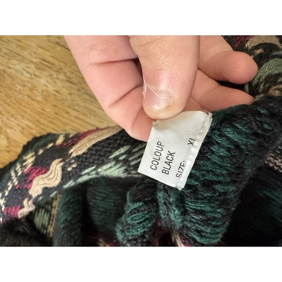 Signatures Northern‎ Isles Hand Knit Button Cabincore Sweater Cardigan Size XL - Picture 12 of 13